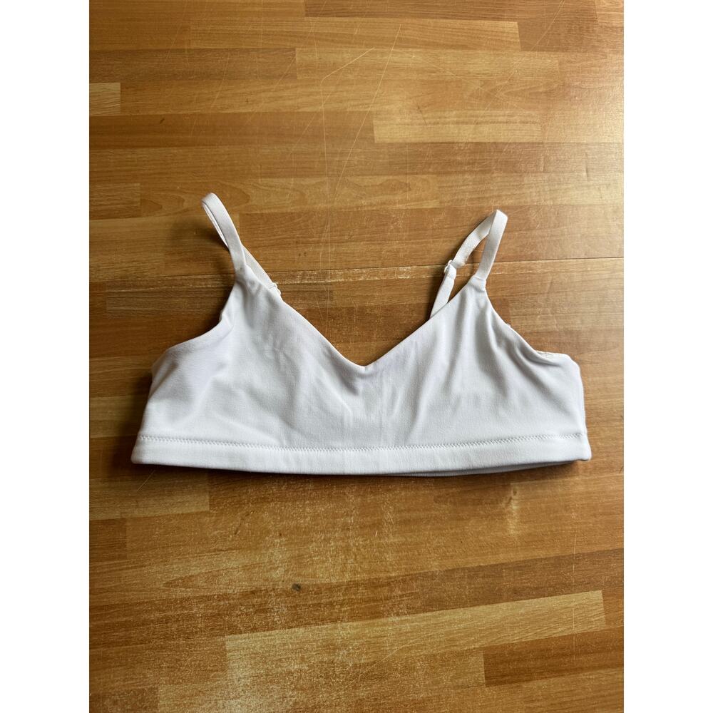 Athleta girl white girls sports bra size 12